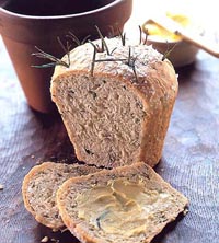 Breadloaf baked in Flower Pot